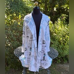 Rare Lindi long-sleeve jacket / coverup with hood - size M